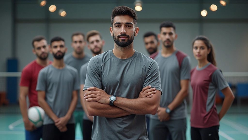 فريق المدربين المتخصصين في أكاديمية النخبة للكرة الطائرة واليد