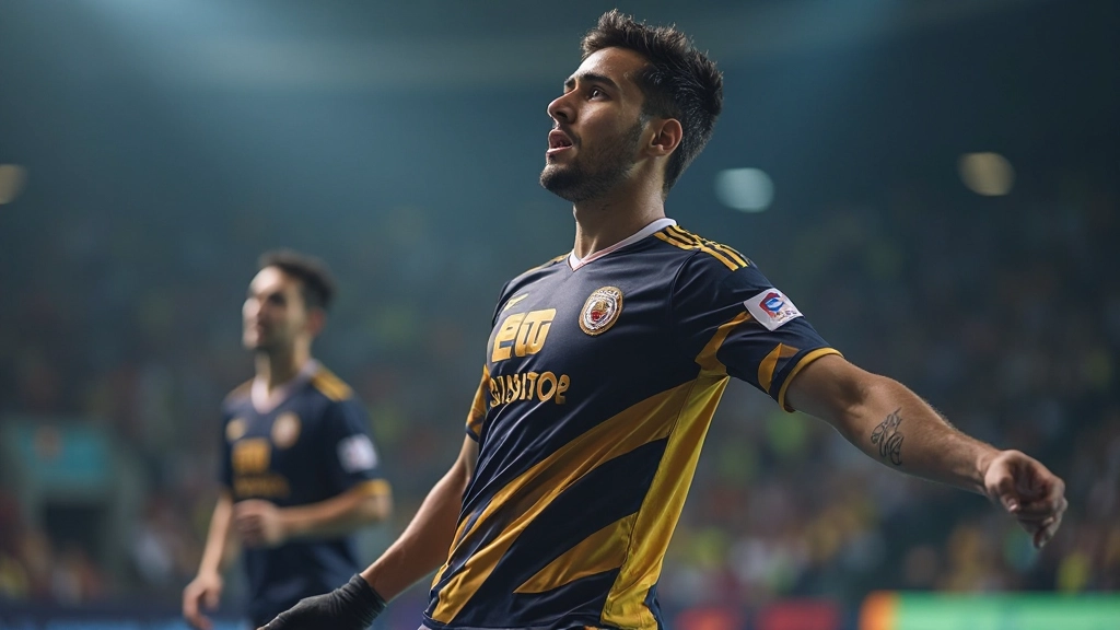 لاعب كرة يد محترف يقوم بمناولة كرة دفاعية متقدمة أثناء المباراة